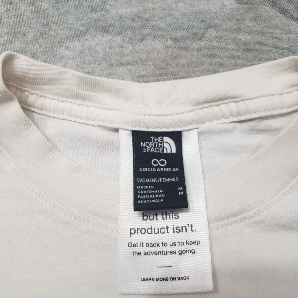 The North Face Shirt Womens Medium White Short Sleeve Outdoors Graphic